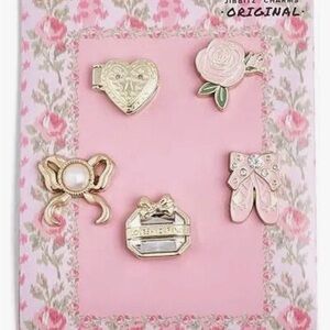 LoveShackFancy X Crocs  5-Pack Of Icon Jibbitz Charms Sealed New Ships NOW